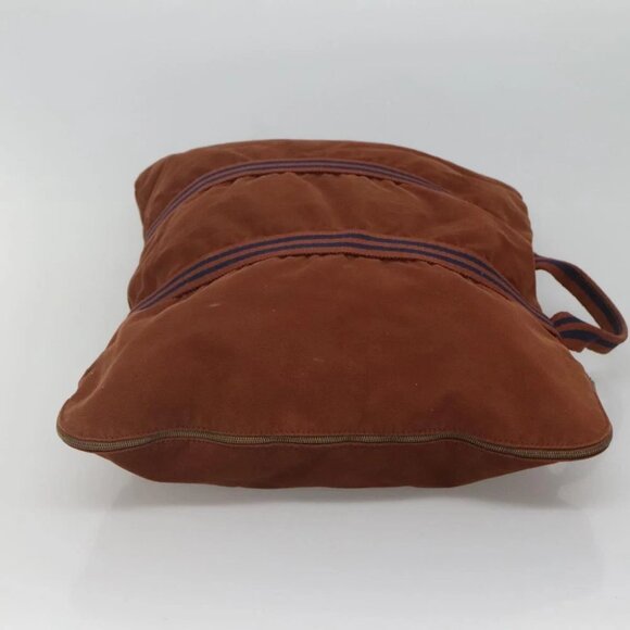 HERMES Fourre ToutPorte Documents Business Bag Canvas Brown Navy - Picture 5 of 15